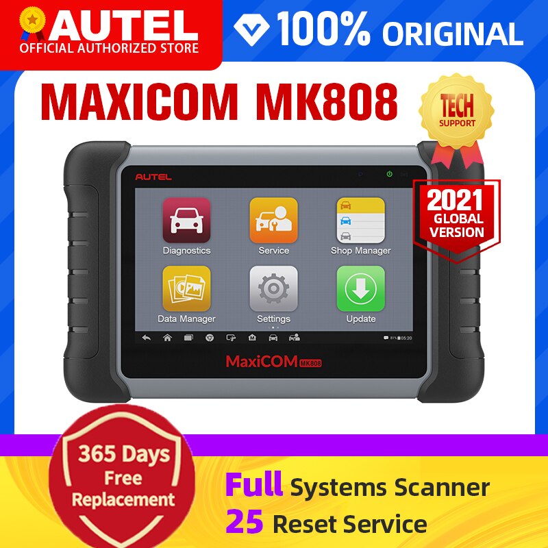 Autel MaxiCOM MK808 MX808 OBD OBDII   OB..